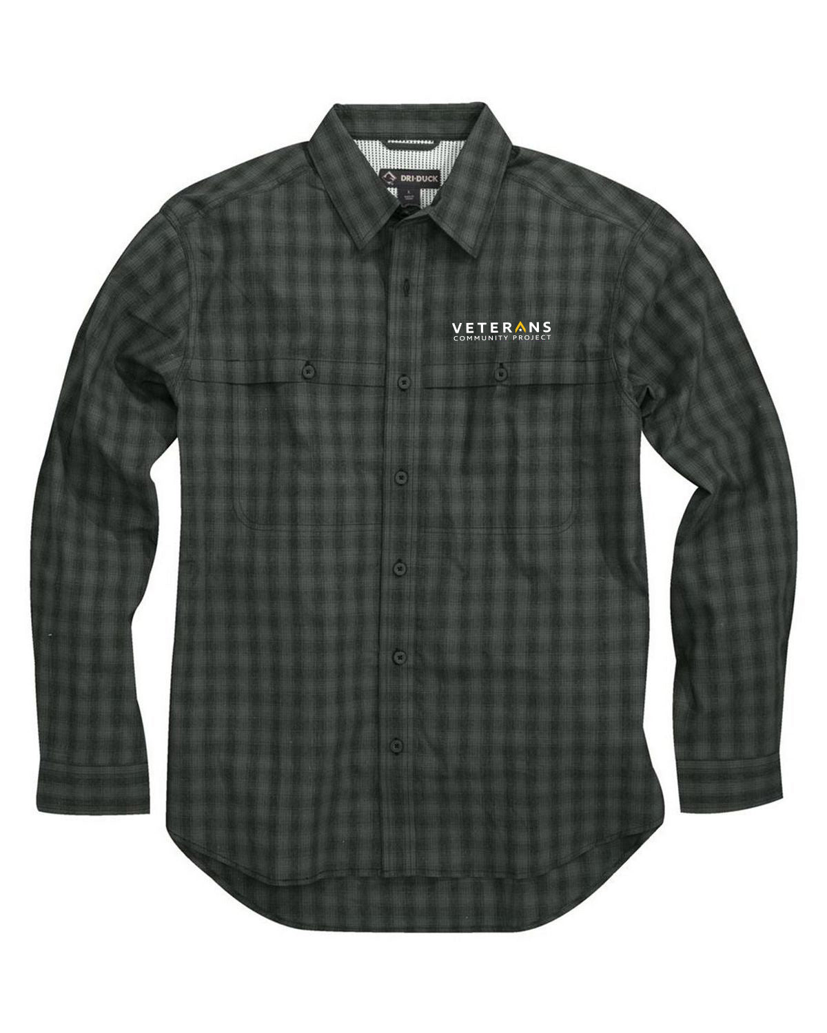 Veterans Community Project DriDuck Paseo Plaid Shirt image 1