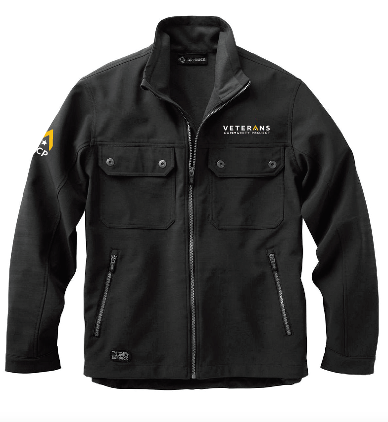 Veterans Community Project DRI DUCK Men's Elevation Soft Shell Zip-Up Jacket image 3
